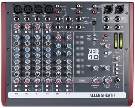 Allen und heath ZED 10 Mischpult mieten